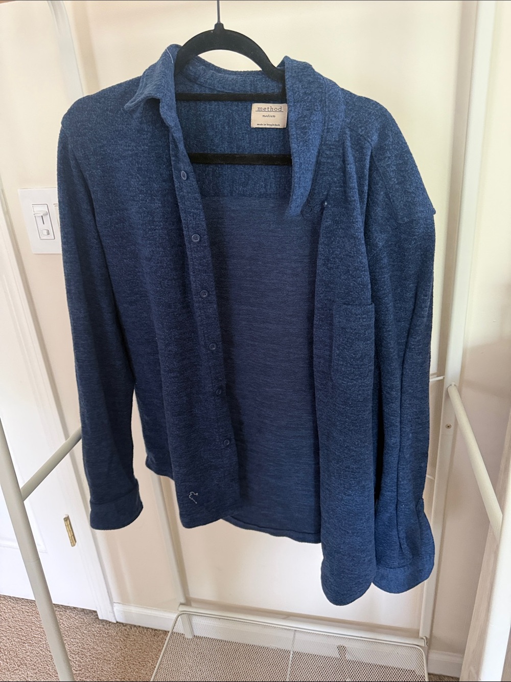 Method Blue Casual Button-Down Shirt